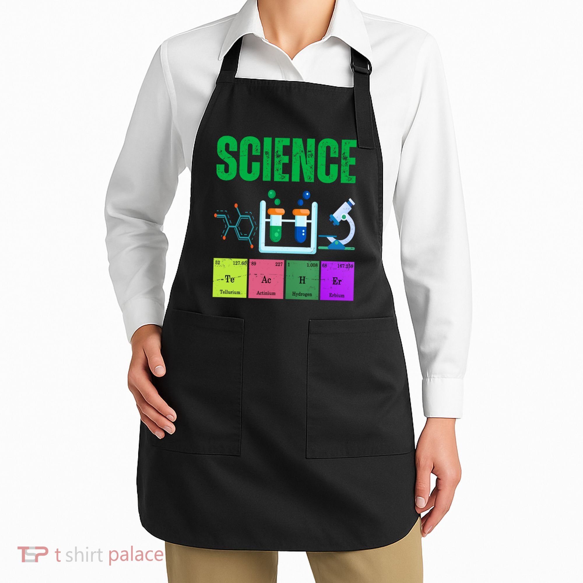 Science Teacher Element Gift Apron