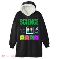 Science Teacher Element Gift Hooded Wearable Blanket thumb 0
