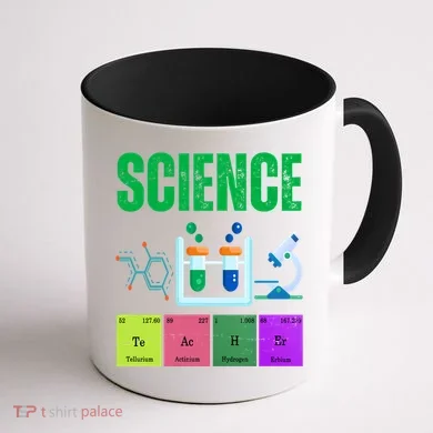 Science Teacher Element Gift Coffee Mug back