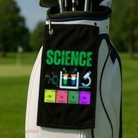 Science Teacher Element Gift Golf Towel thumb 2