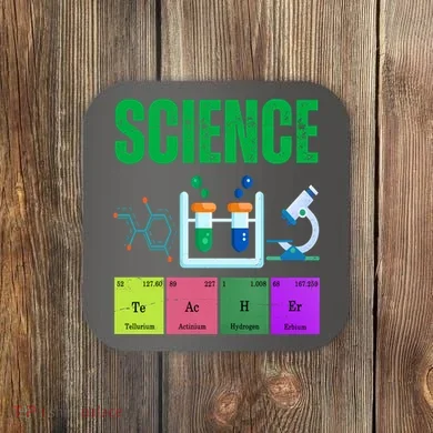 Science Teacher Element Gift Coaster