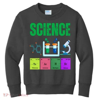 Science Teacher Element Gift Kids Sweatshirt
