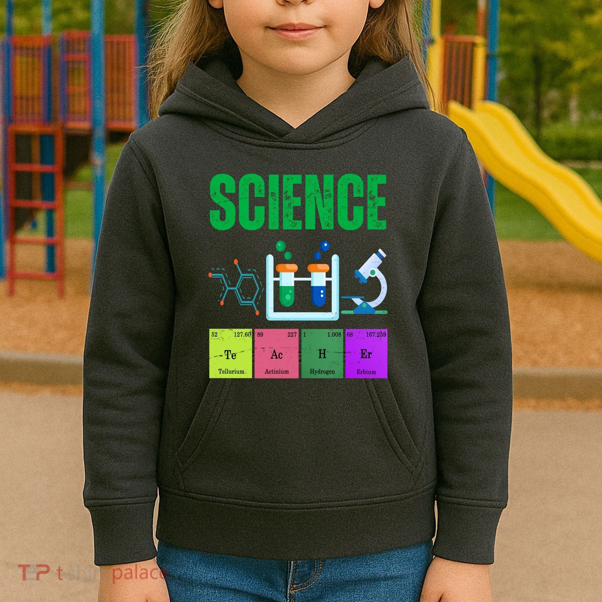 Science Teacher Element Gift Kids Hoodie