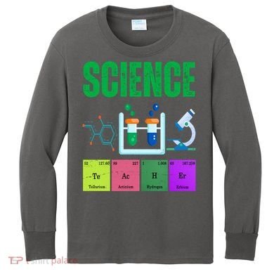 Science Teacher Element Gift Kids Long Sleeve Shirt