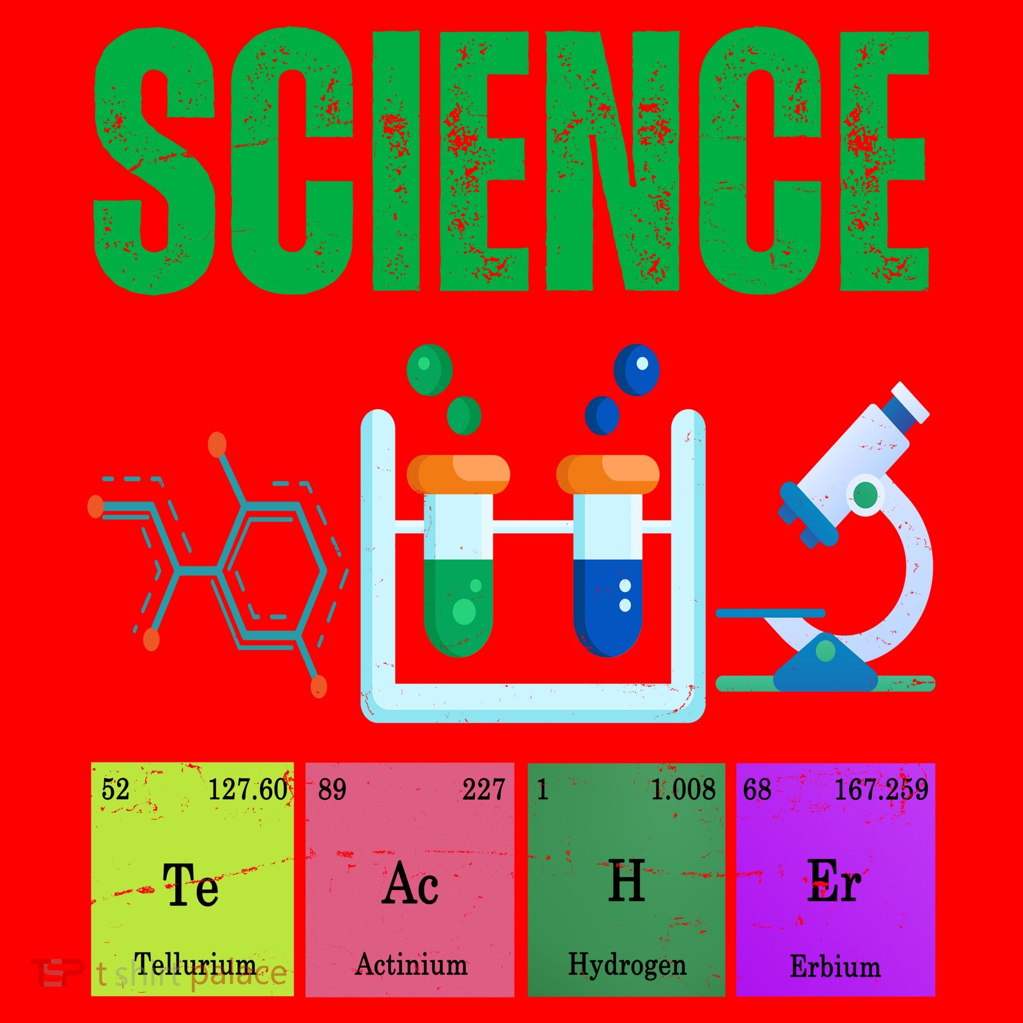 Science Teacher Element Gift Santa Hat