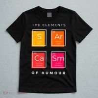 Sarcasm The Elements Of Humour Funny T-Shirt thumb 5