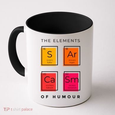 Sarcasm The Elements Of Humour Funny Coffee Mug