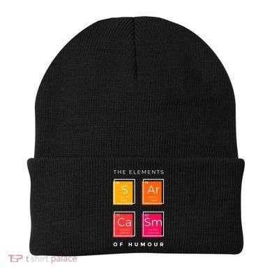 Sarcasm The Elements Of Humour Funny Beanie