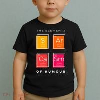 Sarcasm The Elements Of Humour Funny Toddler T-Shirt thumb 2