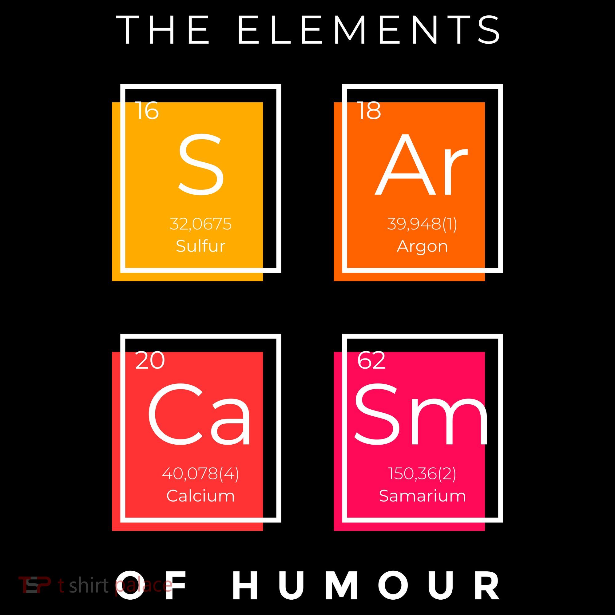 Sarcasm The Elements Of Humour Funny Kids Sweatshirt