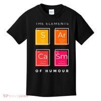 Sarcasm The Elements Of Humour Funny Kids T-Shirt thumb 0