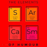 Sarcasm The Elements Of Humour Funny Santa Hat thumb 1