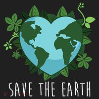 Save The Earth Planet Heart Earth Day Women's Sweatshirt thumb 2