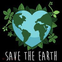 Save The Earth Planet Heart Earth Day Sweatshirt Cinch Pack Bag thumb 2