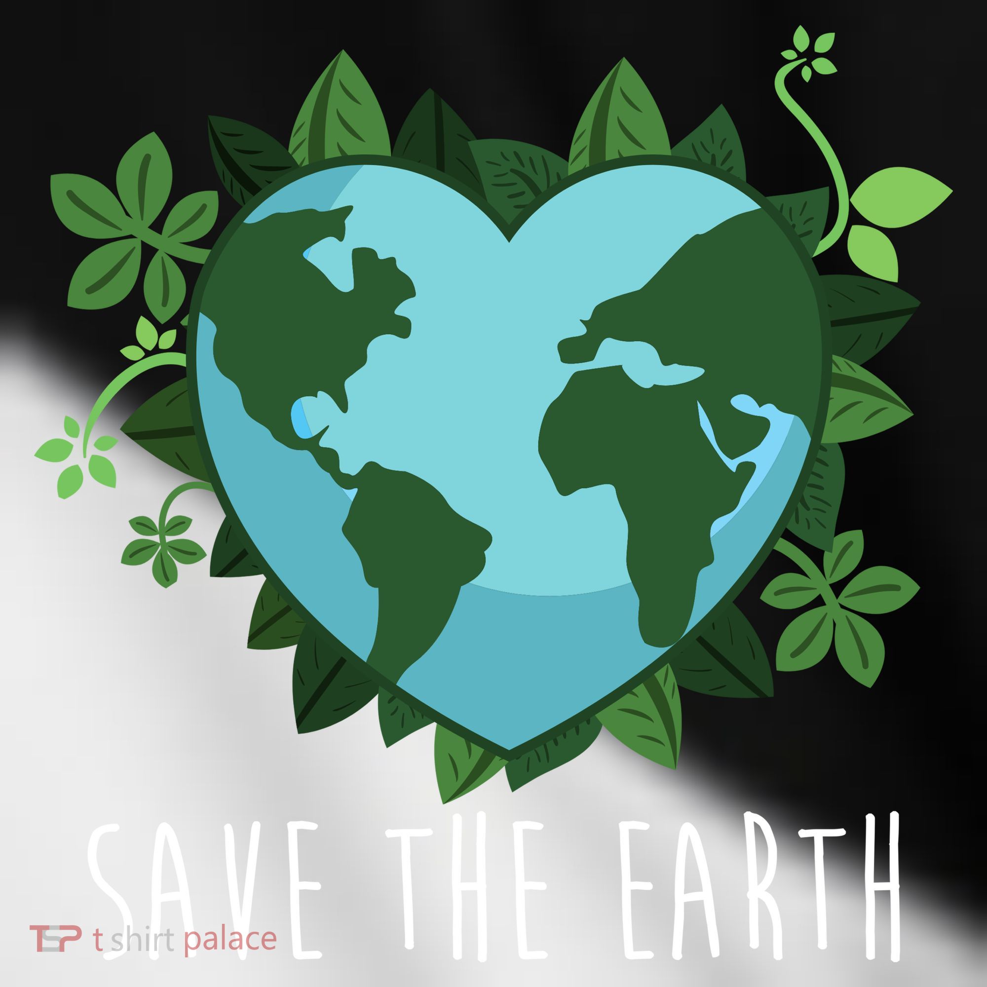 Save The Earth Planet Heart Earth Day Toddler Fine Jersey T-Shirt