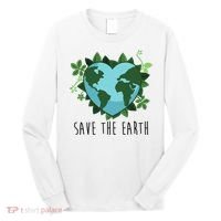 Save The Earth Planet Heart Earth Day Long Sleeve Shirt thumb 0