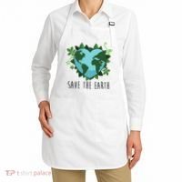Save The Earth Planet Heart Earth Day Apron thumb 2