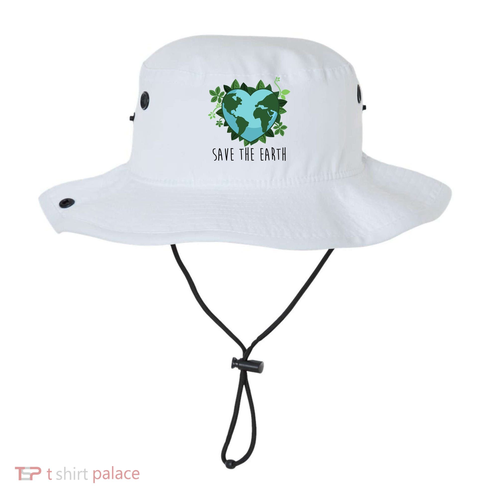 Save The Earth Planet Heart Earth Day Bucket Hat