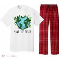 Save The Earth Planet Heart Earth Day Pajama Set thumb 0