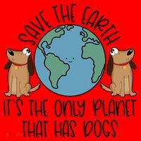Save The Earth ItS The Only Planet That Has Dogs Santa Hat thumb 1