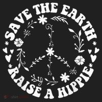 Save The Earth Raise A Hippie Earth Day Tumbler thumb 3