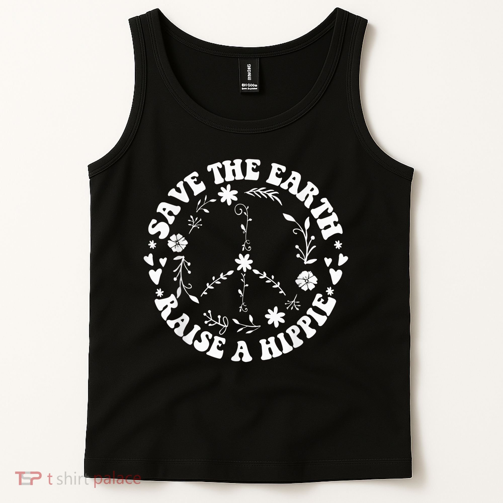 Save The Earth Raise A Hippie Earth Day Tank Top