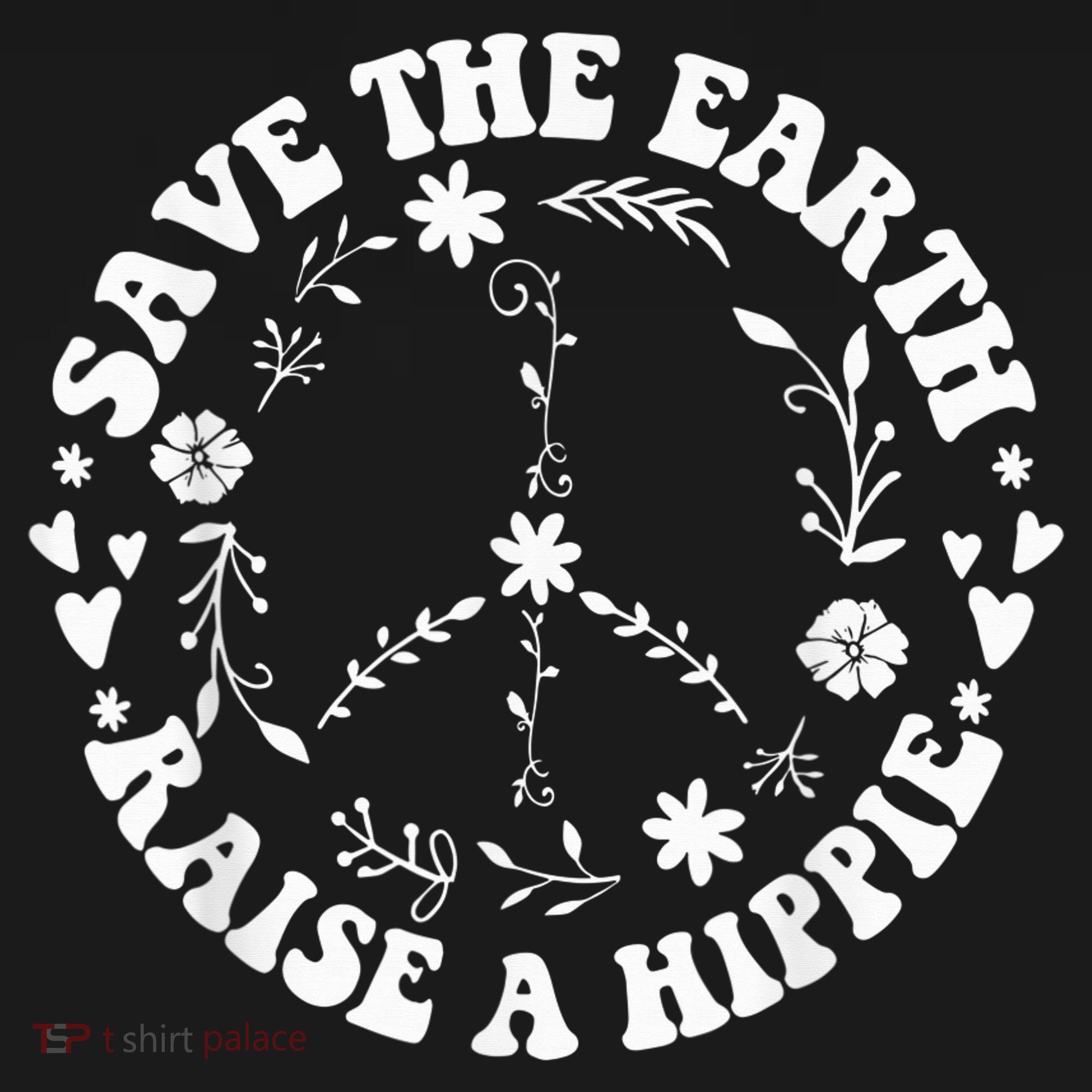 Save The Earth Raise A Hippie Earth Day Kids Hoodie