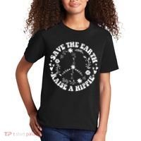 Save The Earth Raise A Hippie Earth Day Kids T-Shirt thumb 2