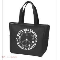 Save The Earth Raise A Hippie Earth Day Tote Bag thumb 3