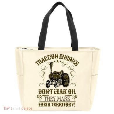 Steam Traction Engine Retirement Idea Steam Engine Tote Bag