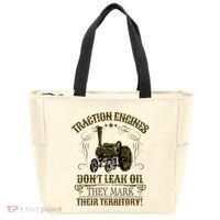Steam Traction Engine Retirement Idea Steam Engine Tote Bag thumb 0