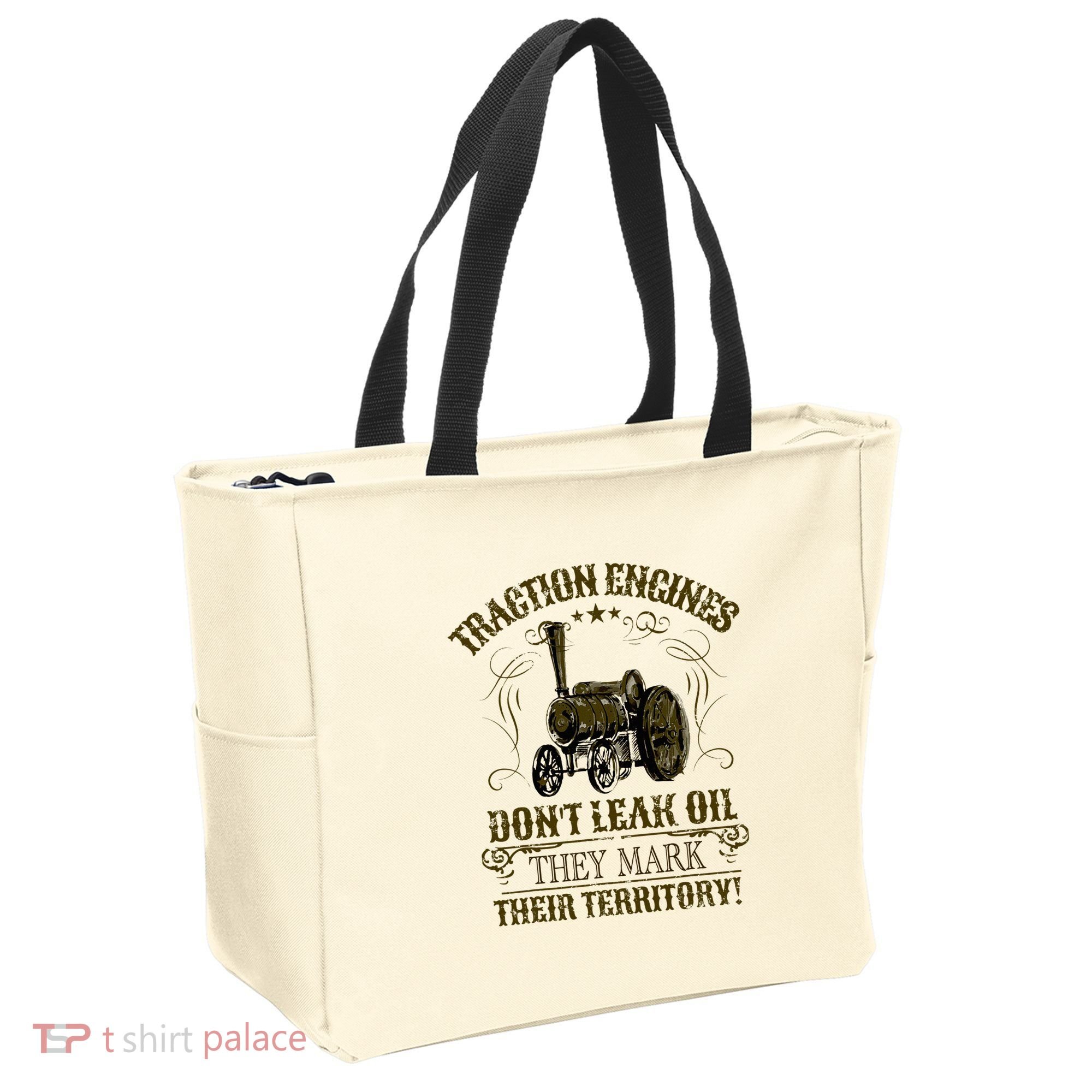 Steam Traction Engine Retirement Idea Steam Engine Tote Bag