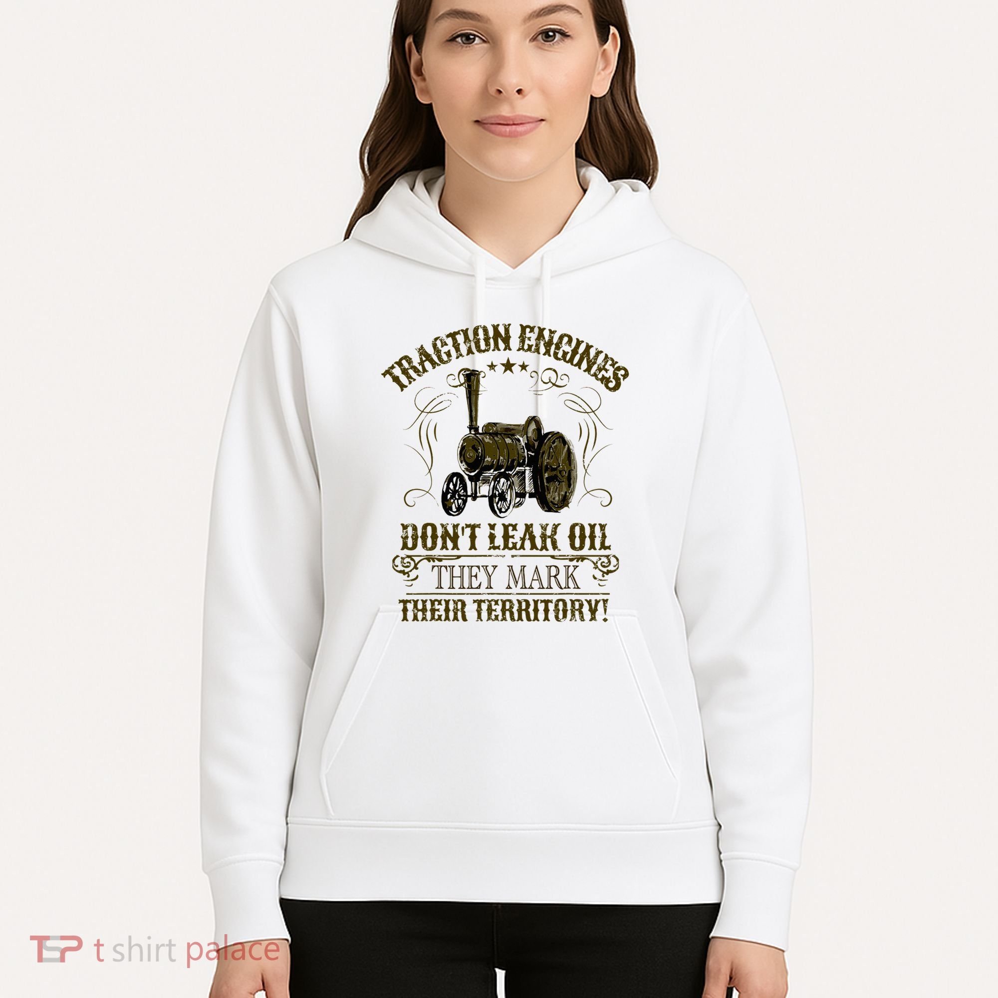 Steam Traction Engine Retirement Idea Steam Engine Hoodie