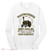Steam Traction Engine Retirement Idea Steam Engine Long Sleeve Shirt thumb 0