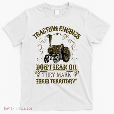 Steam Traction Engine Retirement Idea Steam Engine T-Shirt
