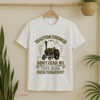 Steam Traction Engine Retirement Idea Steam Engine T-Shirt thumb 2