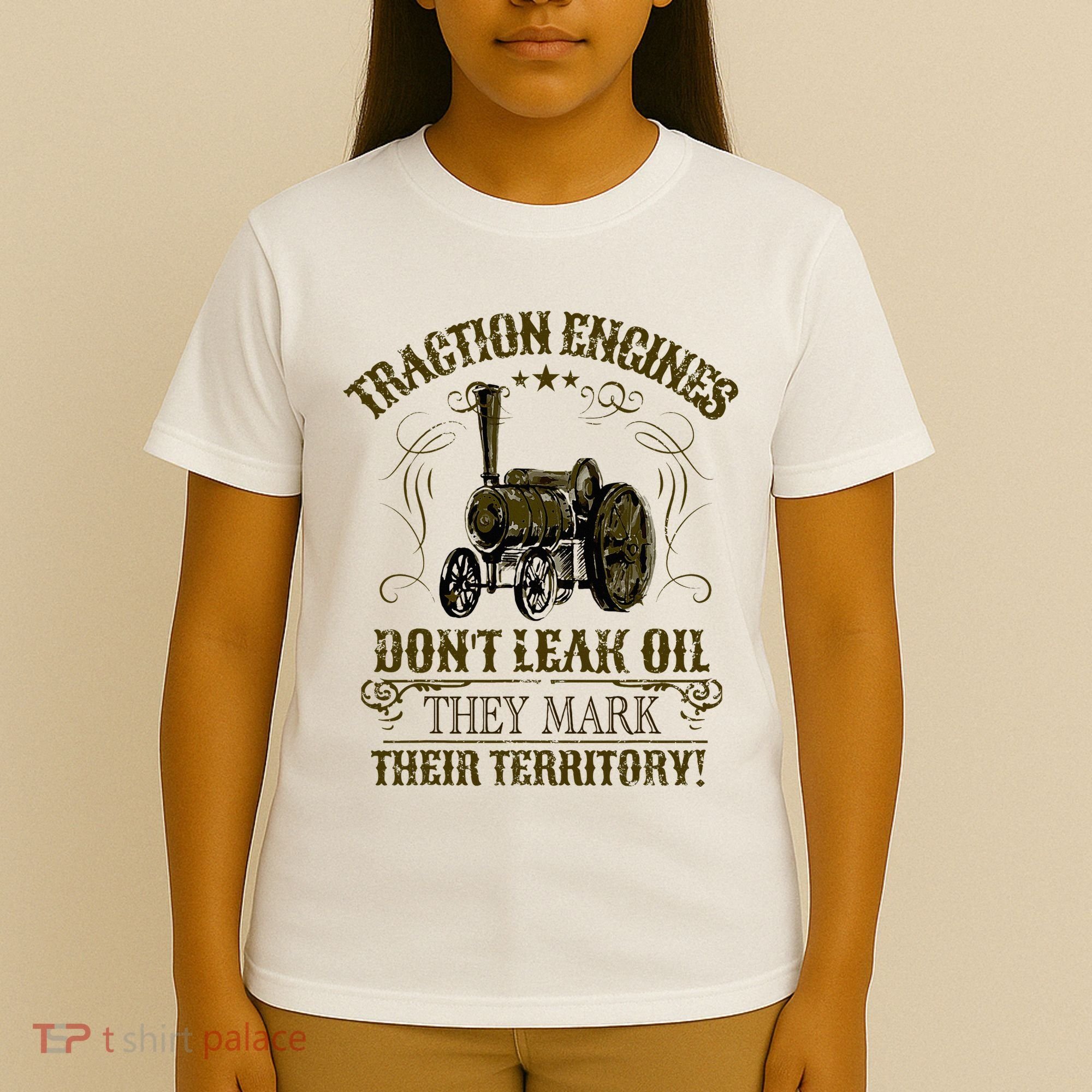 Steam Traction Engine Retirement Idea Steam Engine T-Shirt