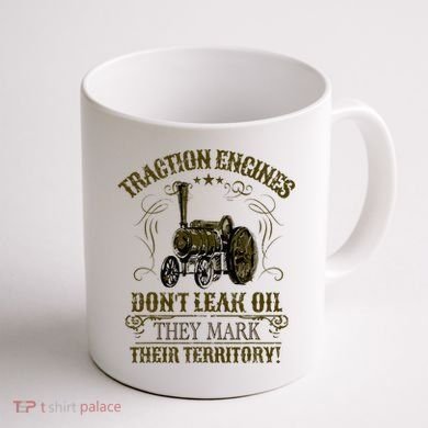 Steam Traction Engine Retirement Idea Steam Engine Coffee Mug back