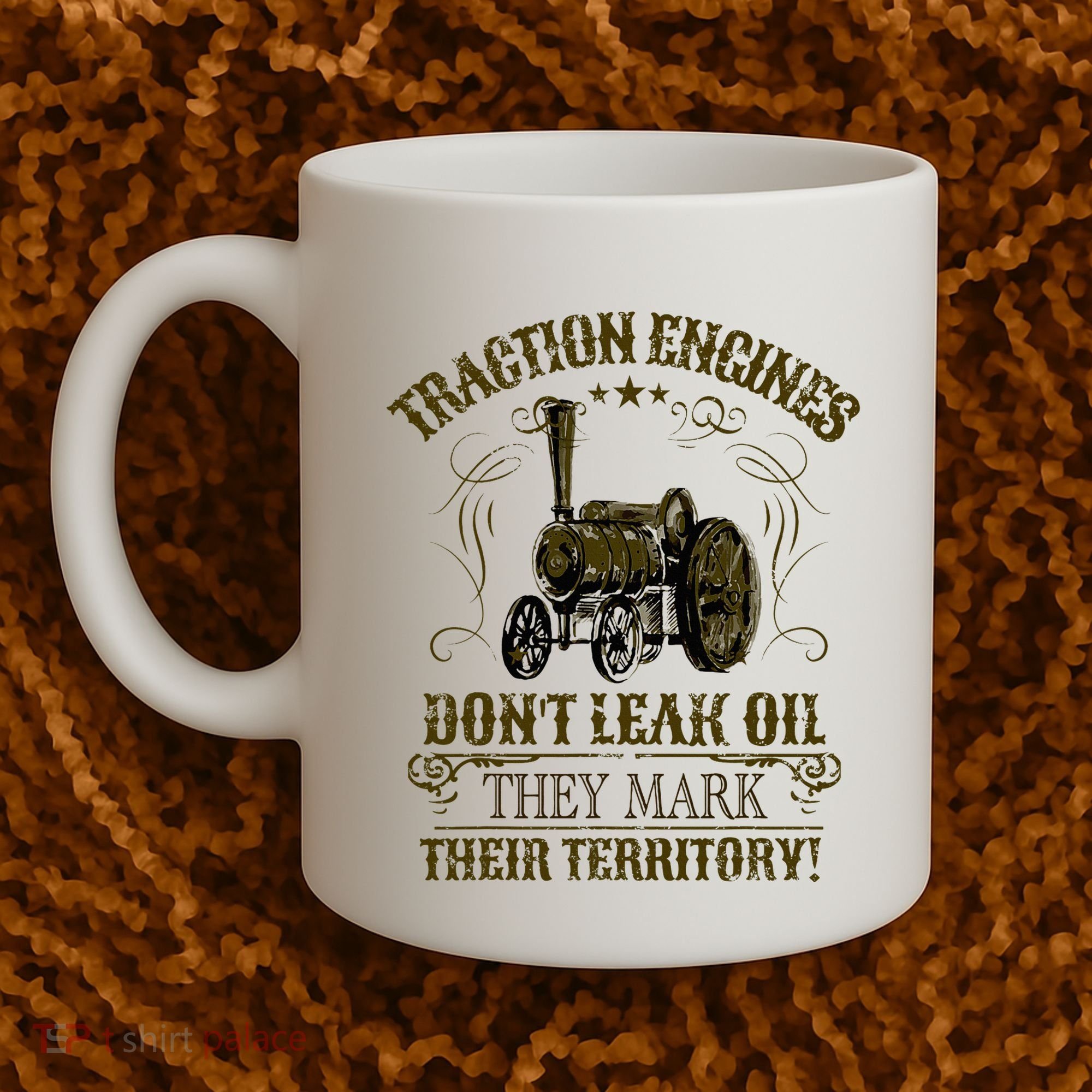 Steam Traction Engine Retirement Idea Steam Engine Coffee Mug