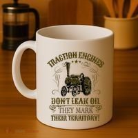 Steam Traction Engine Retirement Idea Steam Engine Coffee Mug thumb 4