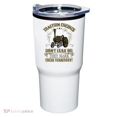 Steam Traction Engine Retirement Idea Steam Engine Tumbler