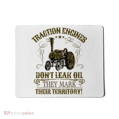 Steam Traction Engine Retirement Idea Steam Engine Mousepad