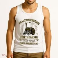 Steam Traction Engine Retirement Idea Steam Engine Tank Top thumb 3