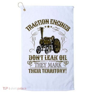 Steam Traction Engine Retirement Idea Steam Engine Golf Towel