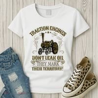 Steam Traction Engine Retirement Idea Steam Engine Women's T-Shirt thumb 3