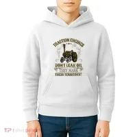 Steam Traction Engine Retirement Idea Steam Engine Kids Hoodie thumb 4