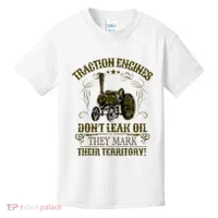 Steam Traction Engine Retirement Idea Steam Engine Kids T-Shirt thumb 0