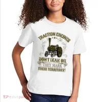 Steam Traction Engine Retirement Idea Steam Engine Kids T-Shirt thumb 2