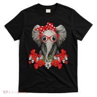 Save The Elephants Elephant Mom Red Bow Woman T-Shirt thumb 0