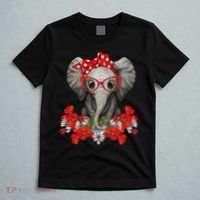 Save The Elephants Elephant Mom Red Bow Woman T-Shirt thumb 5